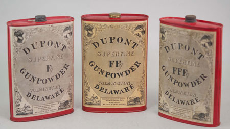 Dupont Gun Powder Tin
